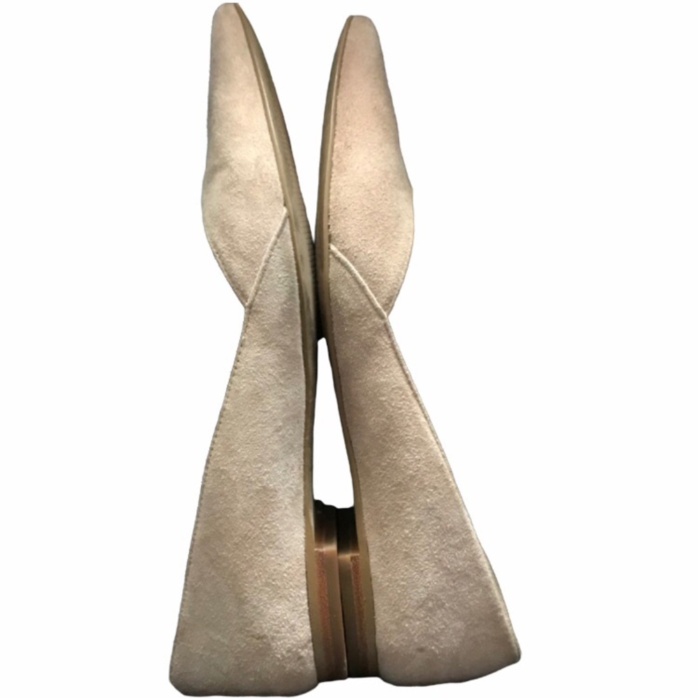 Marc Fisher Sunny D’Orsay Blush Pink Suede Pointed Toe Ballet Flats Size 7.5